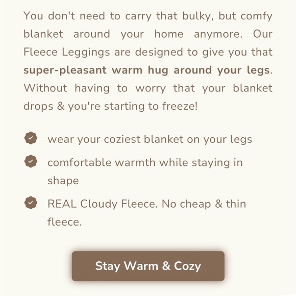 The Cozy Crew Fleece Leggings - Picture 6 of 13